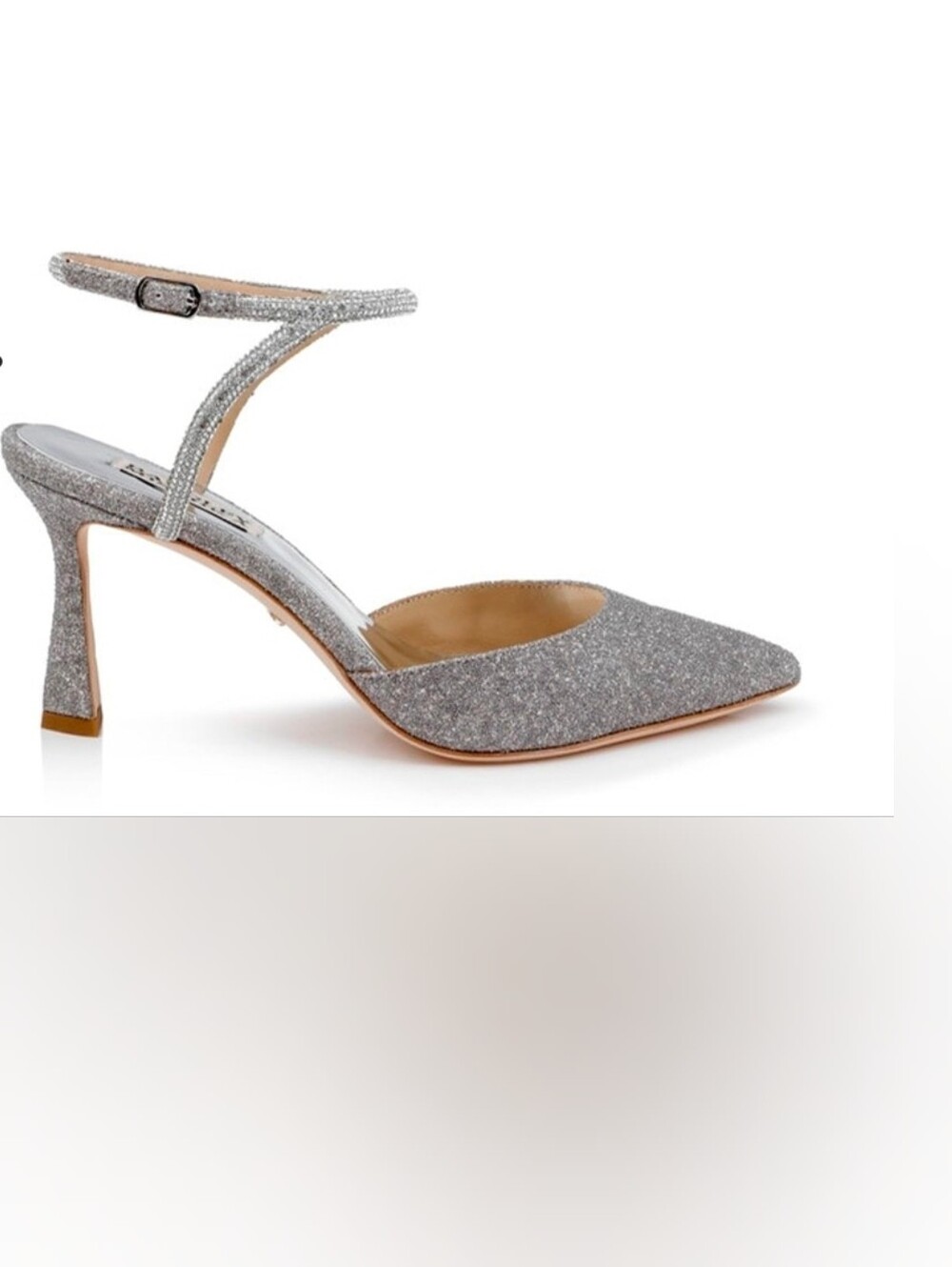 Badgley Mischka Kamilah Pointed Ankle Strap High Heel Sandals
